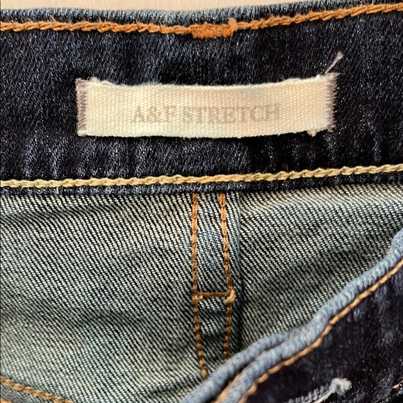 Men's Abercrombie & Fitch Dark Blue Slim Straight Stretch 32x30 Jeans - Picture 3 of 3